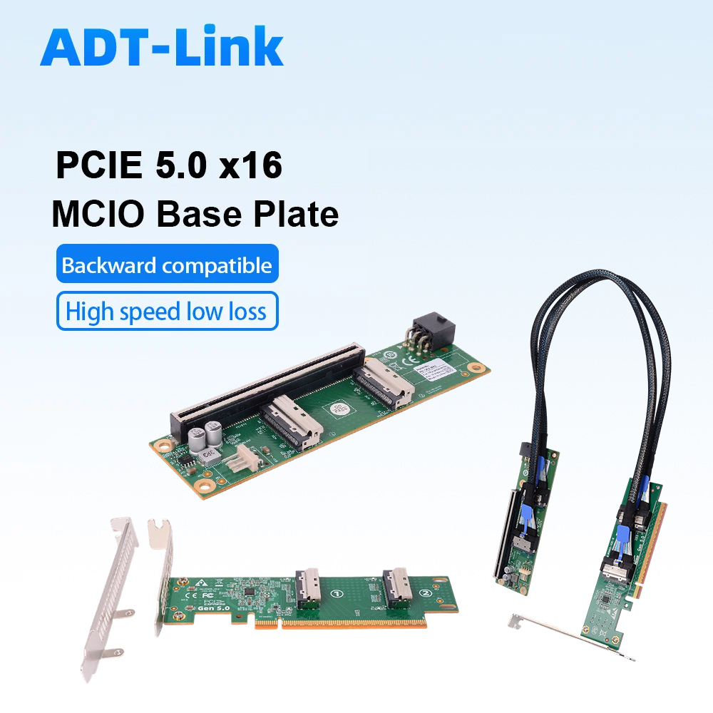 Pcie 5.0 Gpu Riser Cable - Carte adaptateur ADT-Link PCIe 5.0 X16