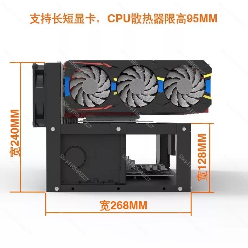 Gpu Mining Rig Frame 8 Gpu - Châssis ouvert pour installation de cartes