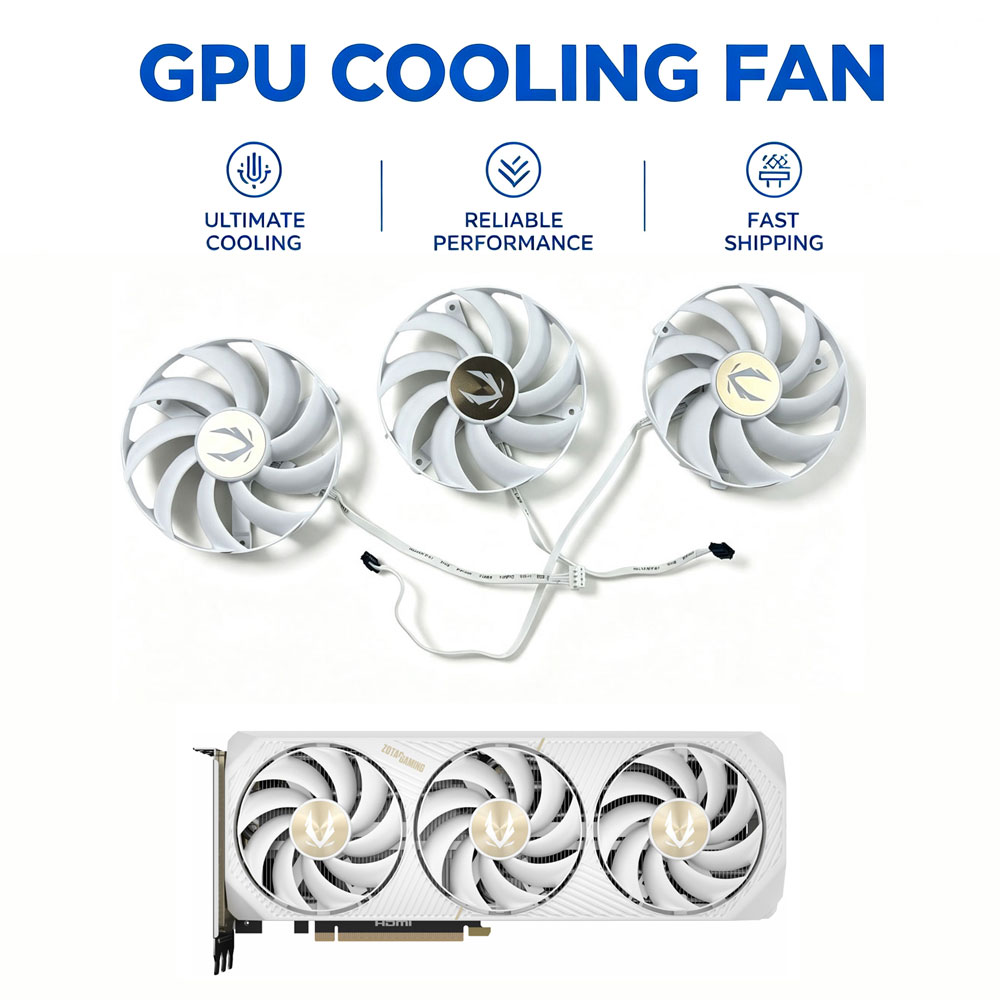 Rtx 5080 16Gb - Ventilateur de refroidissement 96MM 4PIN TF10S12H-15PAA