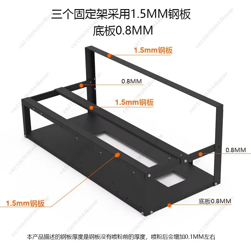 Support vertical stable pour c - Gpu Mining Rig Frame 8 Gpu avis et prix