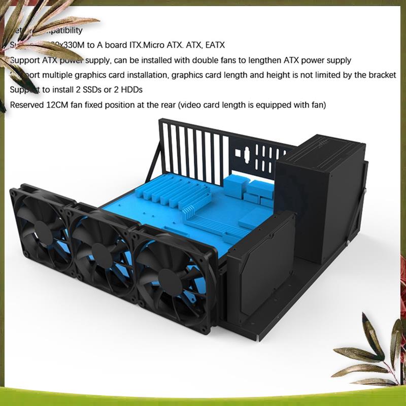 New-3X cadre minier minier ETH - Gpu Mining Rig Frame 8 Gpu avis et prix