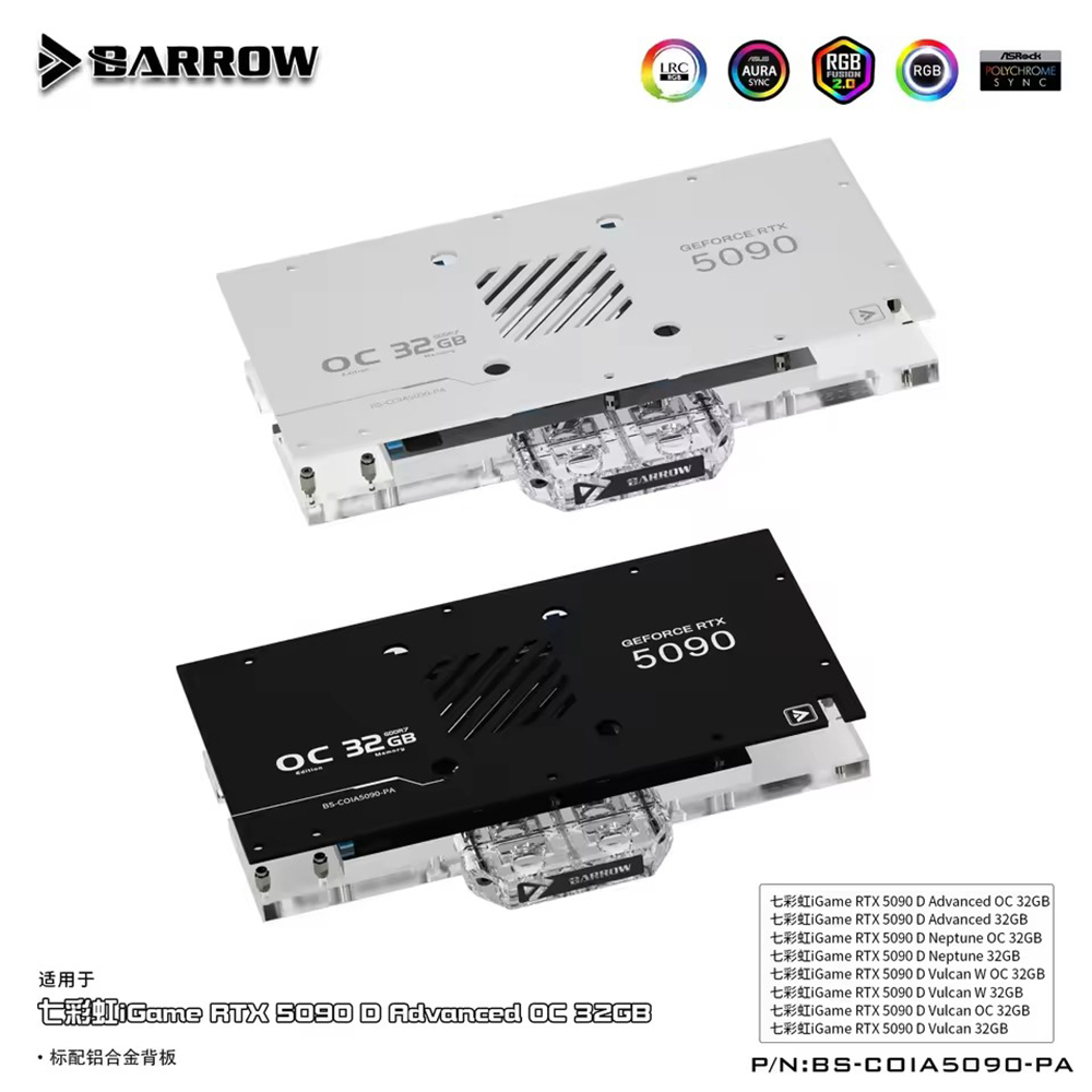 Barrow GPU bloc pour iGame col - Rtx 5090 32Gb avis et prix