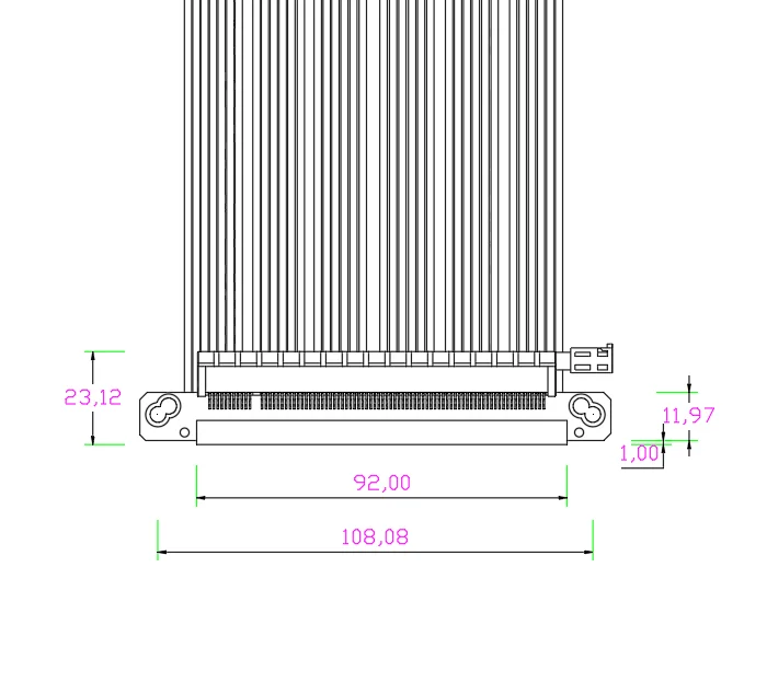 Câble Riser Pci-e 4.0 Double i - Itx Gpu Riser Pcie 4.0 16X avis et prix