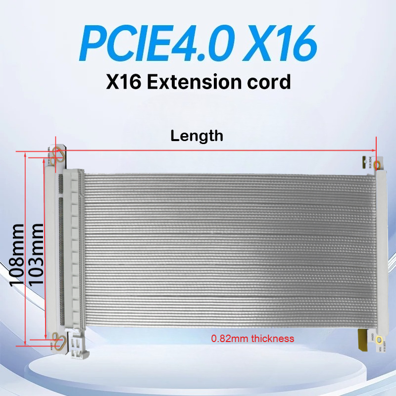 ADT-Link PCI-E x16 4.0 câble R - Itx Gpu Riser Pcie 4.0 16X avis et prix