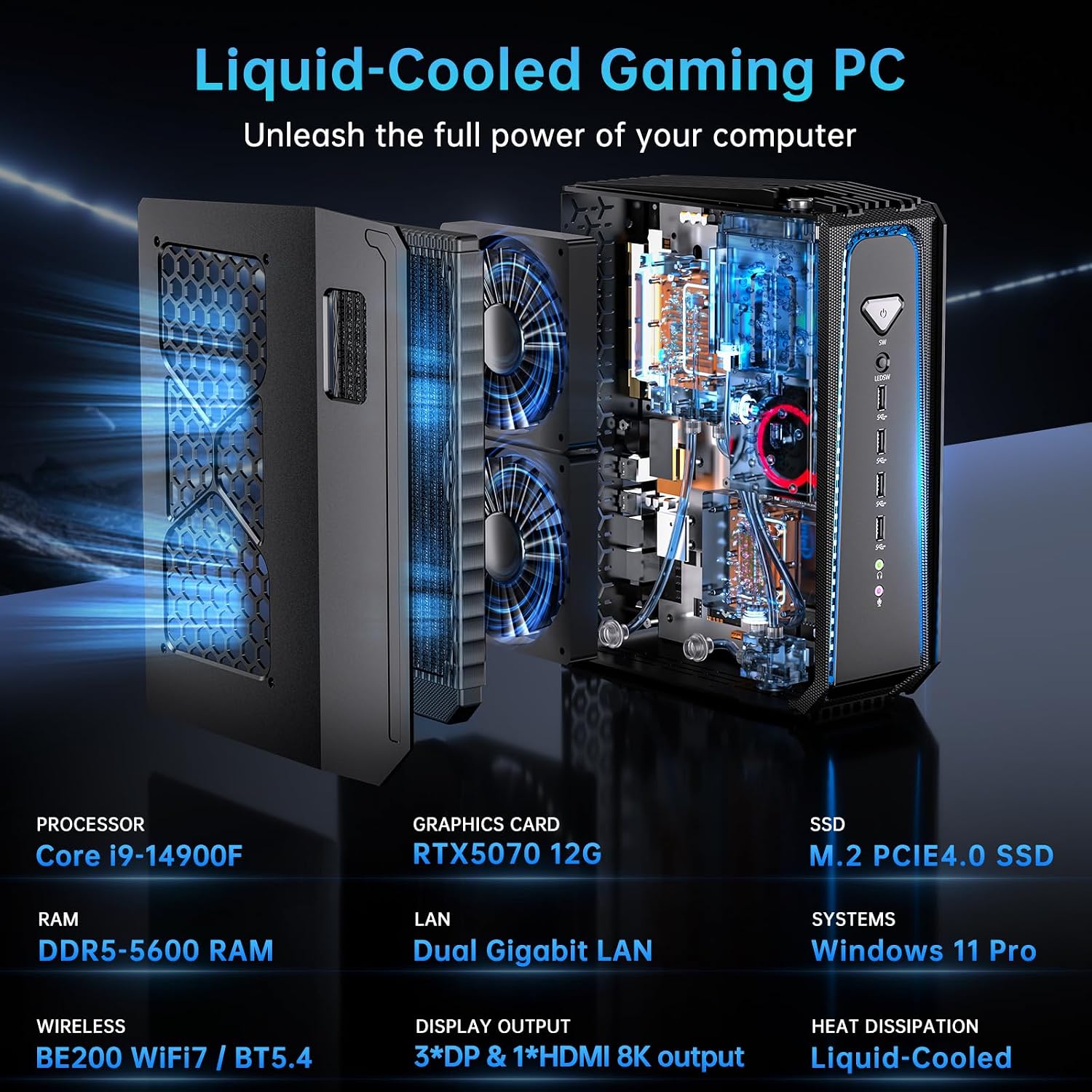Mini PC Msecore à refroidissem - Desktop Gaming Gpu 32Gb avis et prix