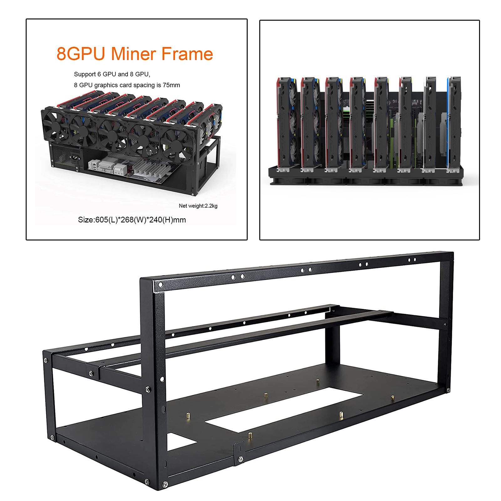 Châssis de Rig de Minage 6/8 G - Gpu Mining Rig Frame 8 Gpu avis et prix