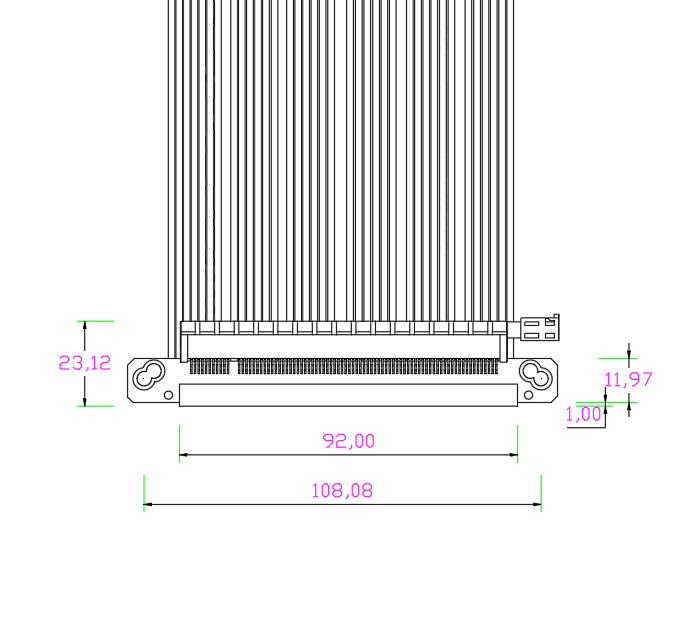 Câble de montage vertical bleu - Itx Gpu Riser Pcie 4.0 16X avis et prix