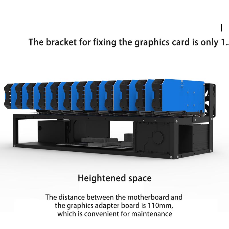 Support de carte graphique 6/8 - Gpu Mining Rig Frame 8 Gpu avis et prix