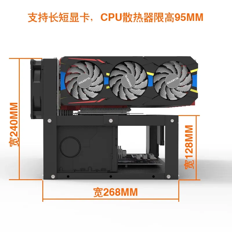 Support de carte graphique JMZ - Gpu Mining Rig Frame 8 Gpu avis et prix