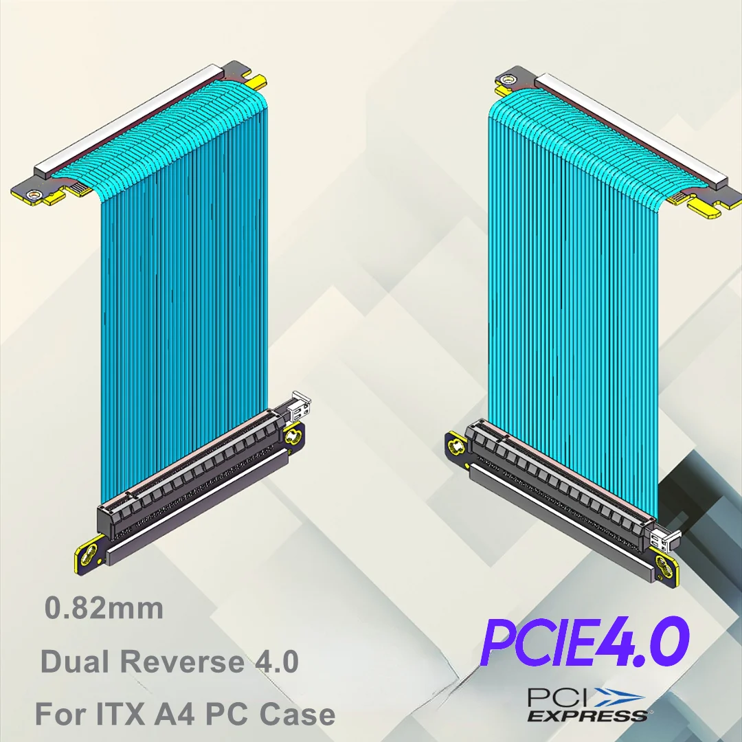 Câble Riser Pcie 4.0 double in - Itx Gpu Riser Pcie 4.0 16X avis et prix