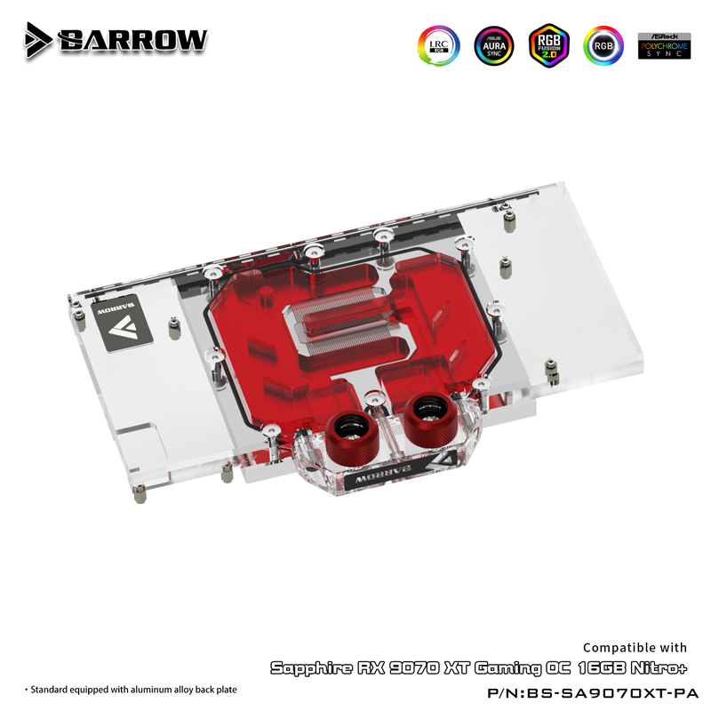 Bloc d'eau GPU pour SAPPHIRE R - Rx 9070 16Gb avis et prix
