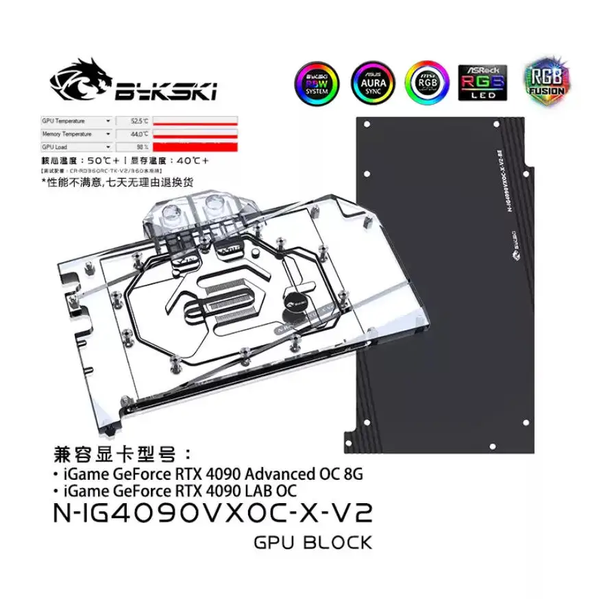 Bloc de refroidissement liquid - Rtx 4090 Water Block avis et prix