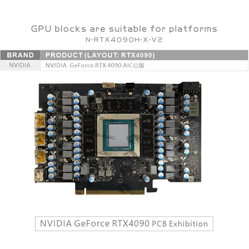 Bloc GPU Bykski pour carte vid - Rtx 4090 Water Block avis et prix
