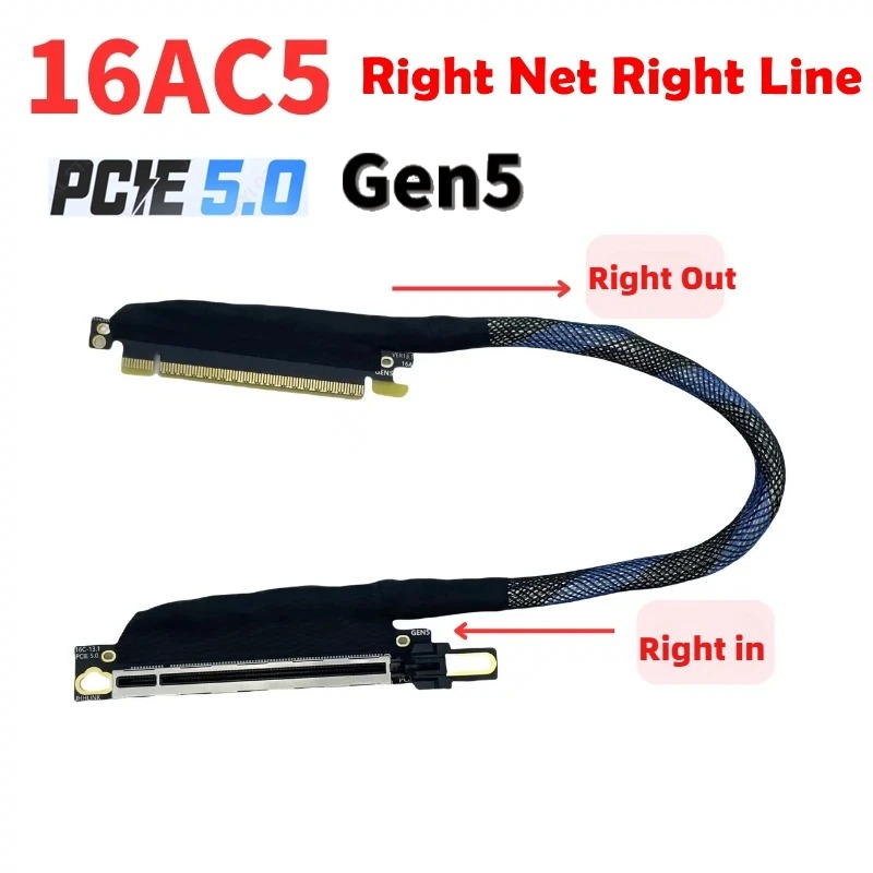 Câble Riser GEN5 PCI E 5.0 X16 - Pcie 5.0 Gpu Riser Cable avis et prix